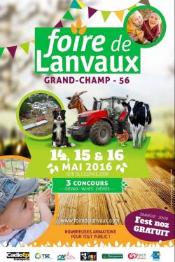 Affiche Foire de Lanvaux 2016